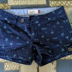 So Palm Tree Shorts